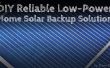 Solution de sauvegarde solaire bricolage maison de faible puissance fiable