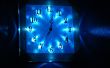 Glass Clock with LED backlight