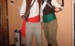 Guybrush Threepwood et Elaine Marley pirate costumes (Monkey Island)