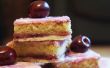 Cherry Bakewell Cake Bars