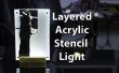Pochoir acrylique multicouche Desk Light