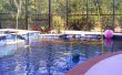 DIY flottant piscine volley Net