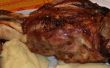 Comment faire de porc recette maison (jarret de porc ou de porc shin), four à bois de jambe