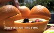 Muffins orange sur le feu