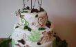Gâteau de mariage de style bouleau DIY