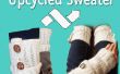 Upcycled Sweater - à bras/jambières w/téléphone Pocket