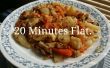 20 min Sweet-Hot poulet pommes de terre et carottes