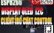 ESP8266 + écran Oled I2c Client IRC Chat contrôle