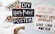 Poster de Harry Potter bricolage