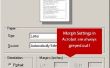 Définir les marges d’une lettre de plusieurs page de taille fichier PDF d’images pleine page