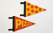 BRICOLAGE : Pizza typographique fanions