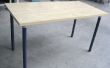 Pipe jambe bricolage Table - Build From Any bois Table Top