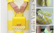 DIY tutoriel chaussures : Louis Vuitton jaune damier imprimer