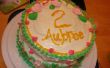 Mes filles 2ème gâteau d’anniversaire. 