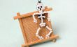 Faire des perles modèle de squelette humain pour les enfants