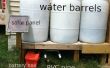 Une pompe solaire alimentée pour barils d’eau