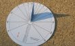 15 minutes-créations en papier cadran solaire