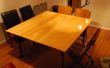 Iron-leg Poplar Dining Table