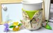 Tissu réutilisable bricolage manchon de tasse à café
