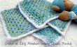 Facile au crochet Miniature Granny Square Baby Blanket