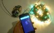 Lumières d’arbre de Noël contrôlé de téléphone