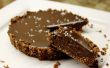 Salé tarte de truffe au chocolat (sans gluten)