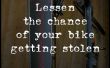 Réduire les risques de votre vélo obtenir volé