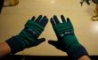Deux couleurs double couche gants