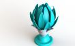 3D imprimé fleur lampe (joyau de la Couronne)