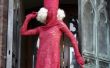Costume de Lady GaGa rouge dentelle