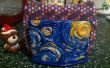 Starry Night argile polymère plat porte-éponge