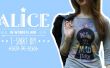 T-Shirt Alice au pays des merveilles bricolage