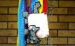 Nyan Cat écharpe tricotée