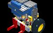 LEGO Studless encadré vide le moteur marin