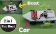 Comment faire un bateau de jouet 2 en 1 (voiture + bateau) - jouet fait maison
