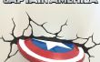 Décoration de mur bouclier Captain America