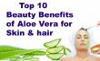 Top 10 prestations de beauté de l’Aloe Vera pour la peau & cheveux