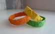 Les carrés bracelets origami