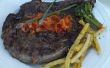 Comment faire pour BBQ Steak : Prime Rib Steak avec Peperonata ou Sauce aux champignons
