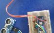 Arduino et capteur à ultrasons contrôle servo et distance compteur