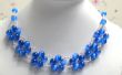 BRICOLAGE collier de perles un Simple bleu Royal