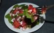Salade d’épinards noyer fraise