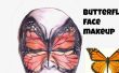 Maquillage pour le visage de papillon