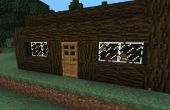 Maison en bois de Minecraft