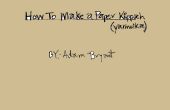 Comment faire une kippa de papier