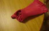 Technique de « ONU-interverti des gants en caoutchouc sans toucher les doigts »