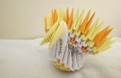 Origami modulaire | Mini plumes-queue paon | 139 Pieces
