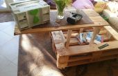 Pallet Coffee Table With Heavy Lift