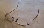 Réparation de lunettes--cassé retenue lentille monofilament
