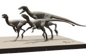 Dinosaure, en bronze de l’impression 3D et de coulée de bronze